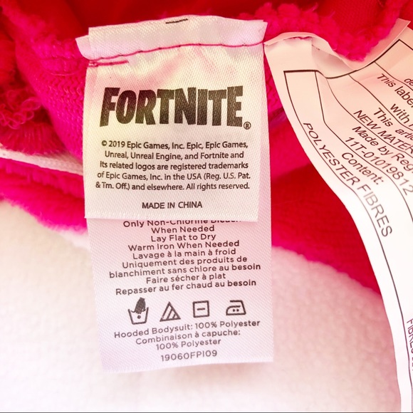 FORTNITE 🎉HP🎉 New CUDDLE LEADER Halloween Anytime COSTUME KIDS 10/12 sz LARGE - Picture 6 of 6